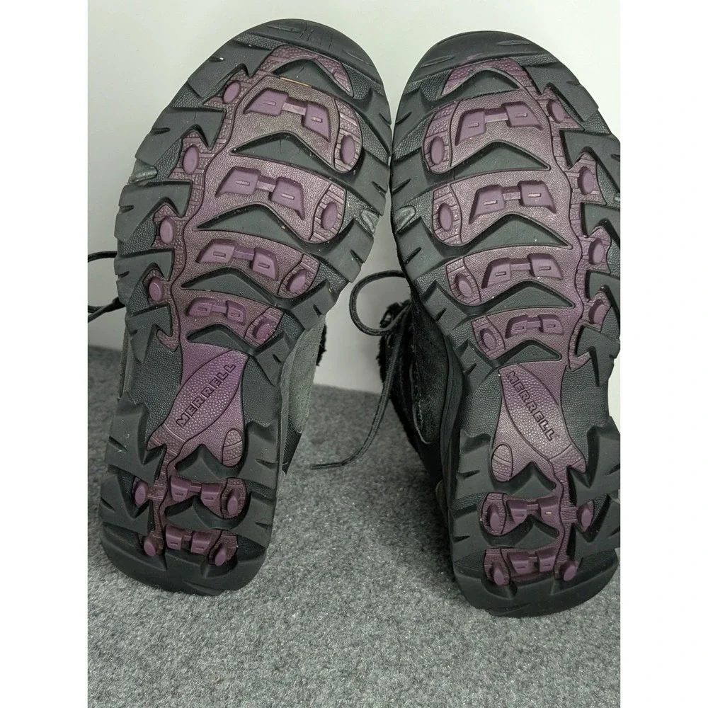 Merrell Black Damson‎ Women's Size 8 Hiking Boots 200 Gram Insulated J097136C
